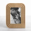 Kirkland's Home Picture Frames-Rounded Corner Carved Wood Picture Frame, 4X6