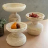 Kirkland's Home Decorative Bowls & Jars-Rustic Forest Hand Turned 3-Pc. Pedestal Bowls
