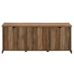Kirkland's Home Tv Stands & Media Consoles-Rustic Oak Sliding Barn Door Tv Stand