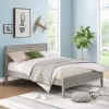 Kirkland's Home Beds & Headboards-Rustic Smoke Wood Panel Full Bed Frame