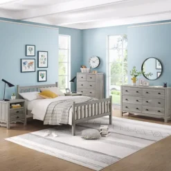 Kirkland's Home Beds & Headboards-Rustic Spindleback Full Bed Frame