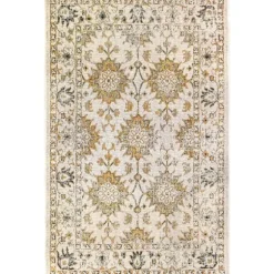 Kirkland's Home Outdoor Rugs-Sand Botanical Hannah Indoor/Outdoor Rug, 7X9