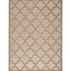 Kirkland's Home Outdoor Rugs-Sandstone Natural Trellis Outdoor Area Rug, 4X6
