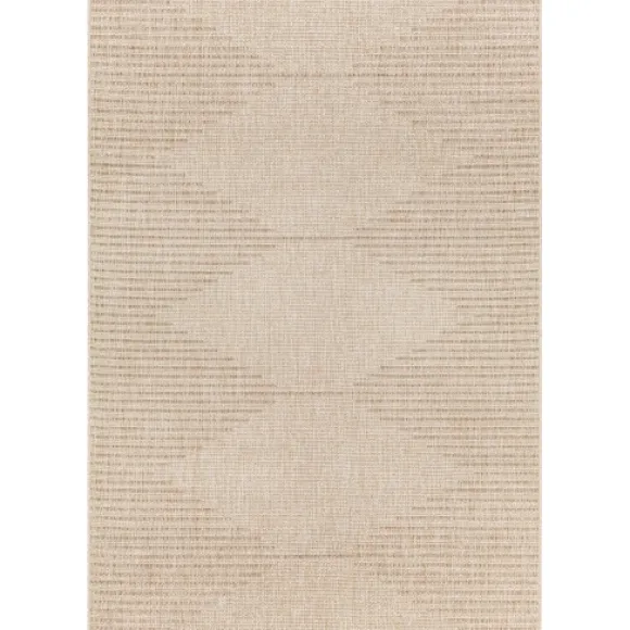 Kirkland's Home Outdoor Rugs-Sandy Diamond Center Indoor/Outdoor Area Rug, 8X10