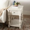 Kirkland's Home Accent & End Tables-Savannah Cream Distressed Side Table
