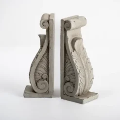 Kirkland's Home Decorative Accents-Scroll Bookends, Set Of 2