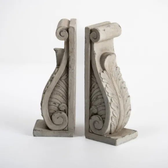 Kirkland's Home Decorative Accents-Scroll Bookends, Set Of 2