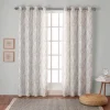 Kirkland's Home Curtains & Drapes-Sea Foam Branches Curtain Panel Set, 96 In.