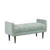 Kirkland's Home Benches & Ottomans-Seafoam Velvet Bench