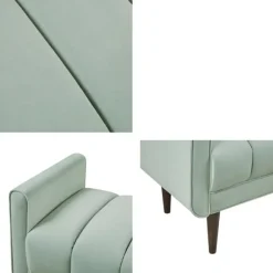 Kirkland's Home Benches & Ottomans-Seafoam Velvet Bench