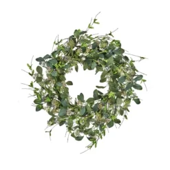 Kirkland's Home Wreaths-Seeded Tradescantia Wreath