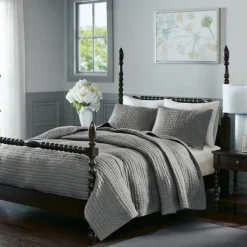 Kirkland's Home Bedspreads & Coverlets-Serene Quilted 3-Pc. King Coverlet Set
