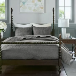 Kirkland's Home Bedspreads & Coverlets-Serene Quilted 3-Pc. Queen Coverlet Set