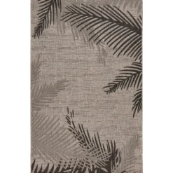Kirkland's Home Outdoor Rugs-Shaded Palms Captiva Outdoor Area Rug, 7X9