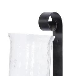 Kirkland's Home Sconces-Shayne Black Iron Scroll Sconce