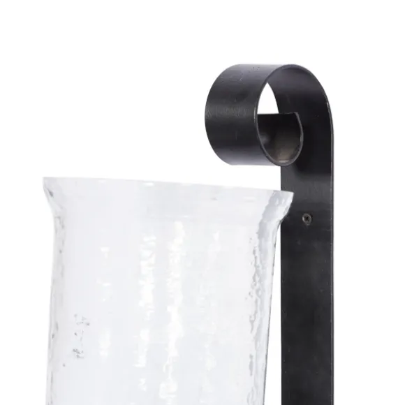 Kirkland's Home Sconces-Shayne Black Iron Scroll Sconce