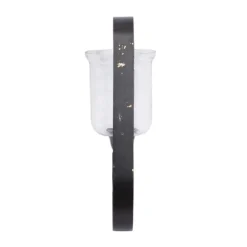 Kirkland's Home Sconces-Shayne Black Iron Scroll Sconce