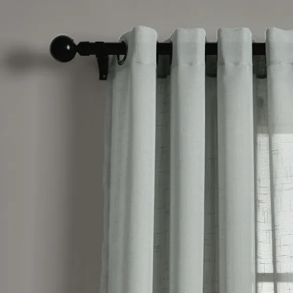 Kirkland's Home Curtains & Drapes-Sheer Birdie Curtain Panel Set, 84 In.