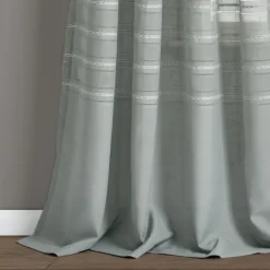 Kirkland's Home Curtains & Drapes-Sheer Birdie Curtain Panel Set, 84 In.