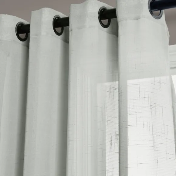 Kirkland's Home Curtains & Drapes-Sheer Birdie Curtain Panel Set, 84 In.