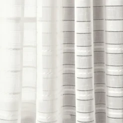 Kirkland's Home Curtains & Drapes-Sheer Grommet Curtain Panel Set, 84 In.