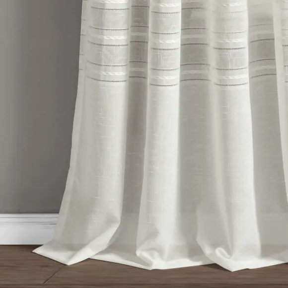 Kirkland's Home Curtains & Drapes-Sheer Grommet Curtain Panel Set, 84 In.