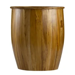 Kirkland's Home Accent & End Tables-Sheesham And Mango Wood Drum Accent Table