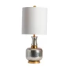 Kirkland's Home Table Lamps-Silver And Gold Mercury Glass Table Lamp