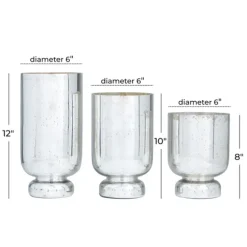 Kirkland's Home Candle Holders-Silver And Golden Goblet 3-Pc. Candle Holder Set