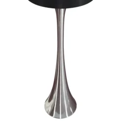 Kirkland's Home Table Lamps-Silver And Tapered Table Lamps, Set Of 2