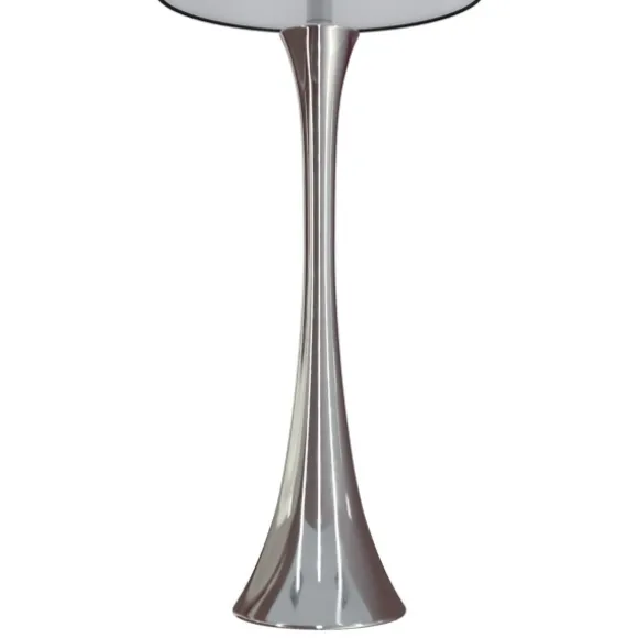 Kirkland's Home Table Lamps-Silver And Tapered Table Lamps, Set Of 2