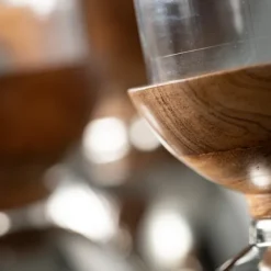 Kirkland's Home Candle Holders-Silver And Wood Pillar Candle Holders, Set Of 3