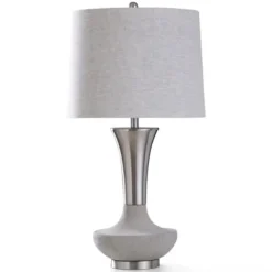 Kirkland's Home Table Lamps-Silver Magic Wish Table Lamp, 33 In.