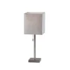 Kirkland's Home Table Lamps-Silver Monochrome Square Table Lamp
