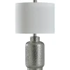 Kirkland's Home Table Lamps-Silver Selena Hammered Table Lamp