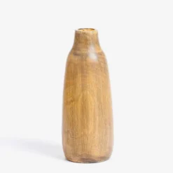 Kirkland's Home Vases-Skinny Mango Wood Vase, 12 In.