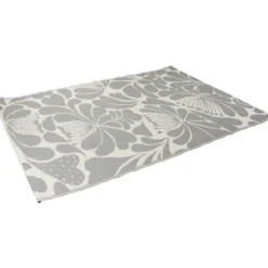 Kirkland's Home Outdoor Rugs-Slate Floral Outdoor Area Rug, 4X6