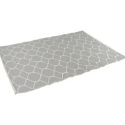 Kirkland's Home Outdoor Rugs-Slate Honeycomb Outdoor Area Rug, 4X6
