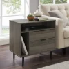 Kirkland's Home Accent & End Tables-Slate Side Table With Cubbies