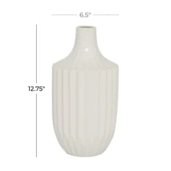 Kirkland's Home Vases-Slender Curtain Ribbed Vase, 13 In.