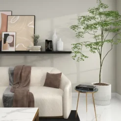 Kirkland's Home Vases-Slender Curtain Ribbed Vase, 13 In.