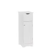 Kirkland's Home Bathroom Furniture-Slim Single Door Cabinet With Drawer
