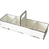 Kirkland's Home Decorative Trays-Slotted Enamel Tray