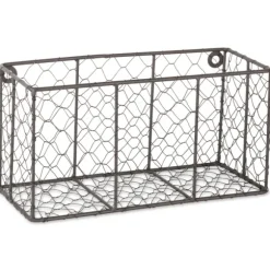 Kirkland's Home Wall Storage-Small Wall Hanging Chicken Wire Baskets, Set Of 2