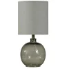Kirkland's Home Table Lamps-Smoke Spanish Glass Ball Mini Table Lamp