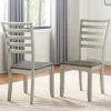 Kirkland's Home Dining Chairs-Smoked Honey And Alabaster Dining Chairs, Set Of 2