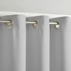 Kirkland's Home Curtains & Drapes-Smoky Blackout Curtain Panel Set, 108 In.