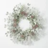 Kirkland's Home Wreaths-Snow Dusted Eucalyptus And Pinecone Wreath