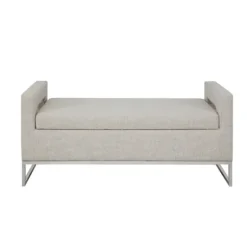 Kirkland's Home Benches & Ottomans-Soft Storage Bench With Open Sides