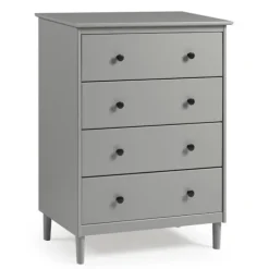 Kirkland's Home Dressers & Chests-Solid Pine Wood 4-Drawer Dresser